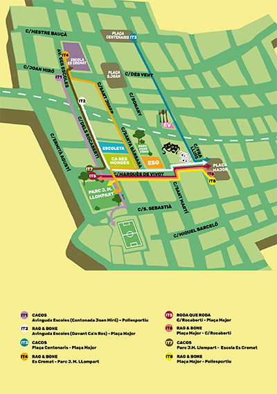 Mapa Espectacles itinerante